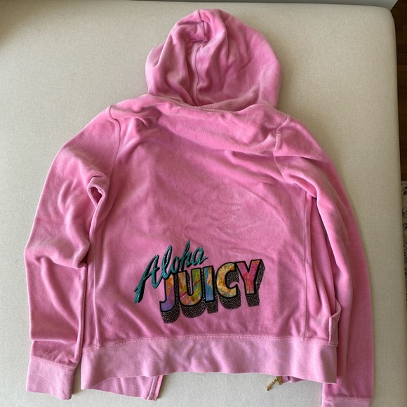 pink aloha hoodie